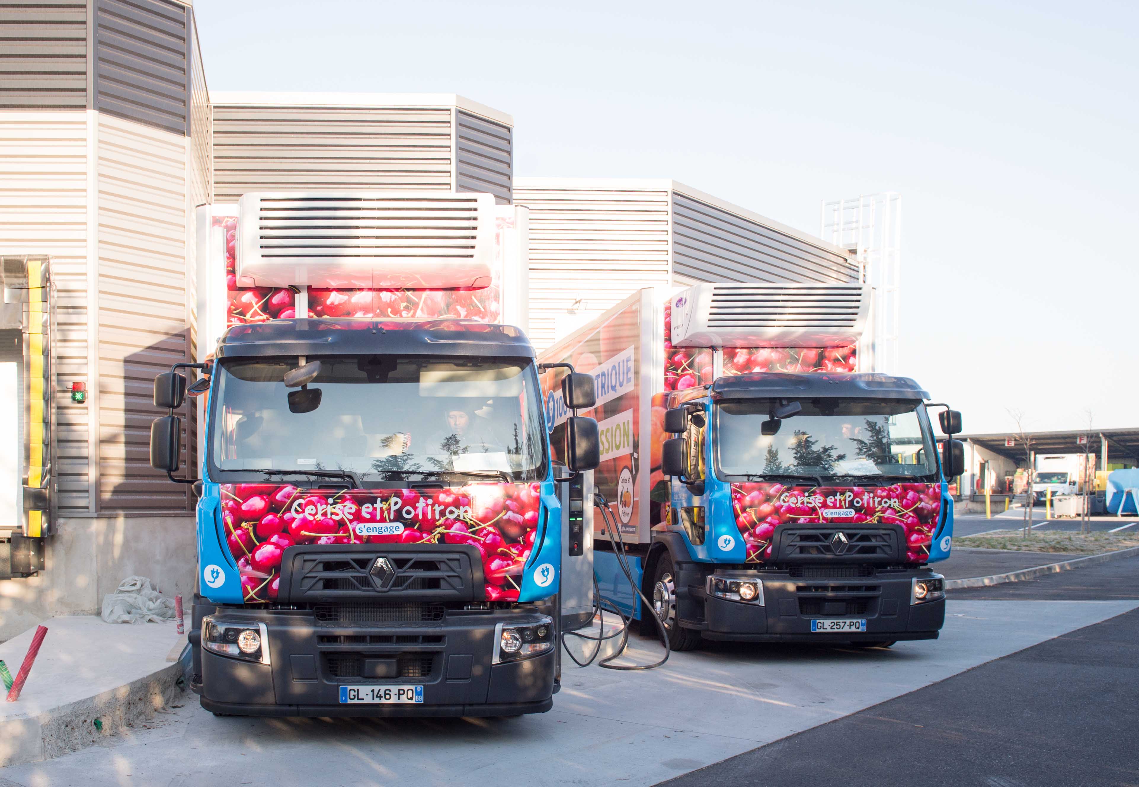 Deux Camions 100 Electriques Renault Trucks D Wide Integrent La Flotte De Cerise And Potiron 9327