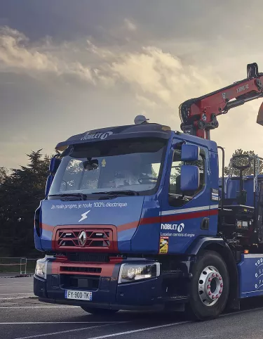 Le camion benne électrique, deux ans après - Groupe Noblet